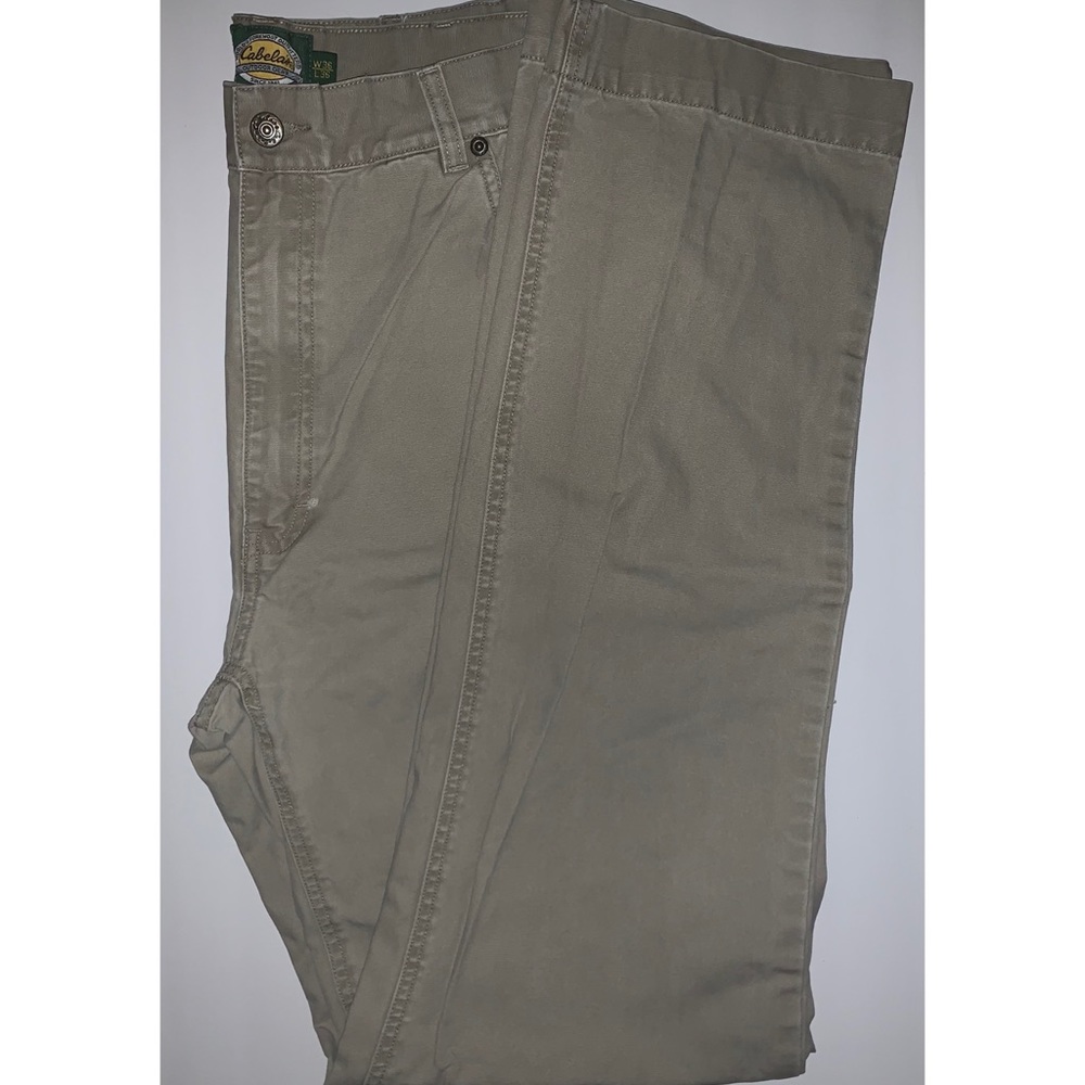 Cabelas khaki men’s pants jeans 36×36 tan - Picture 5 of 5